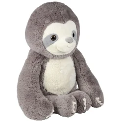 Peluche paresseux marron et beige H100 cm