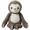Peluche paresseux marron et beige H100 cm