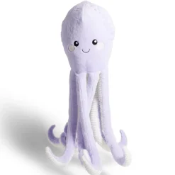 Peluche pieuvre L80cm polyester violet