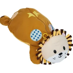 Peluche piscine à balles Lion L.100x59xH.32 cm + 20 boules multicolore