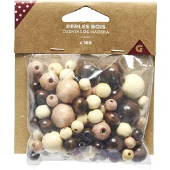 Perles bois X108