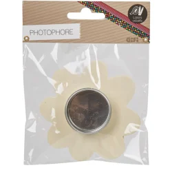 Photophore avec support à décorer