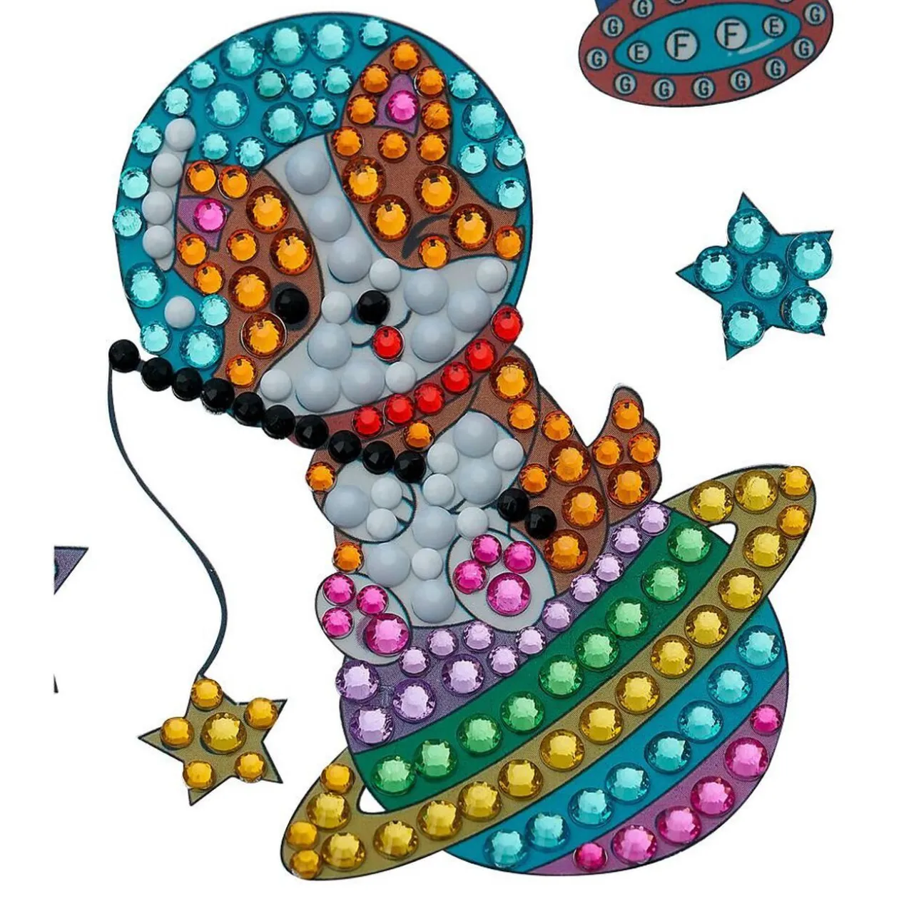 Planche de stickers à diamanter