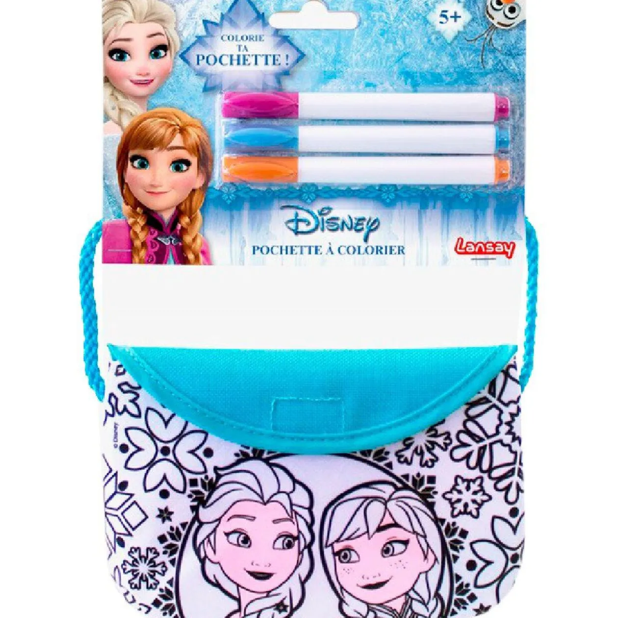 Pochette à colorier La Reine Des Neiges