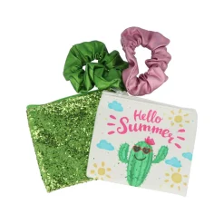 Pochette à cosmétique x2 + Élastique assorti x2