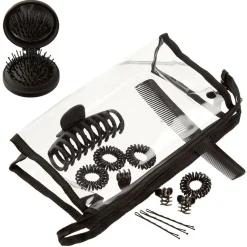 Pochette avec accessoires cheveux femme