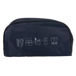 Pochette de rangement voyage bleu marine rectangulaire x5