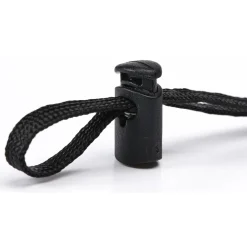 Pochette de voyage tour de cou unie noire