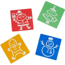 Pochoir Noël x4