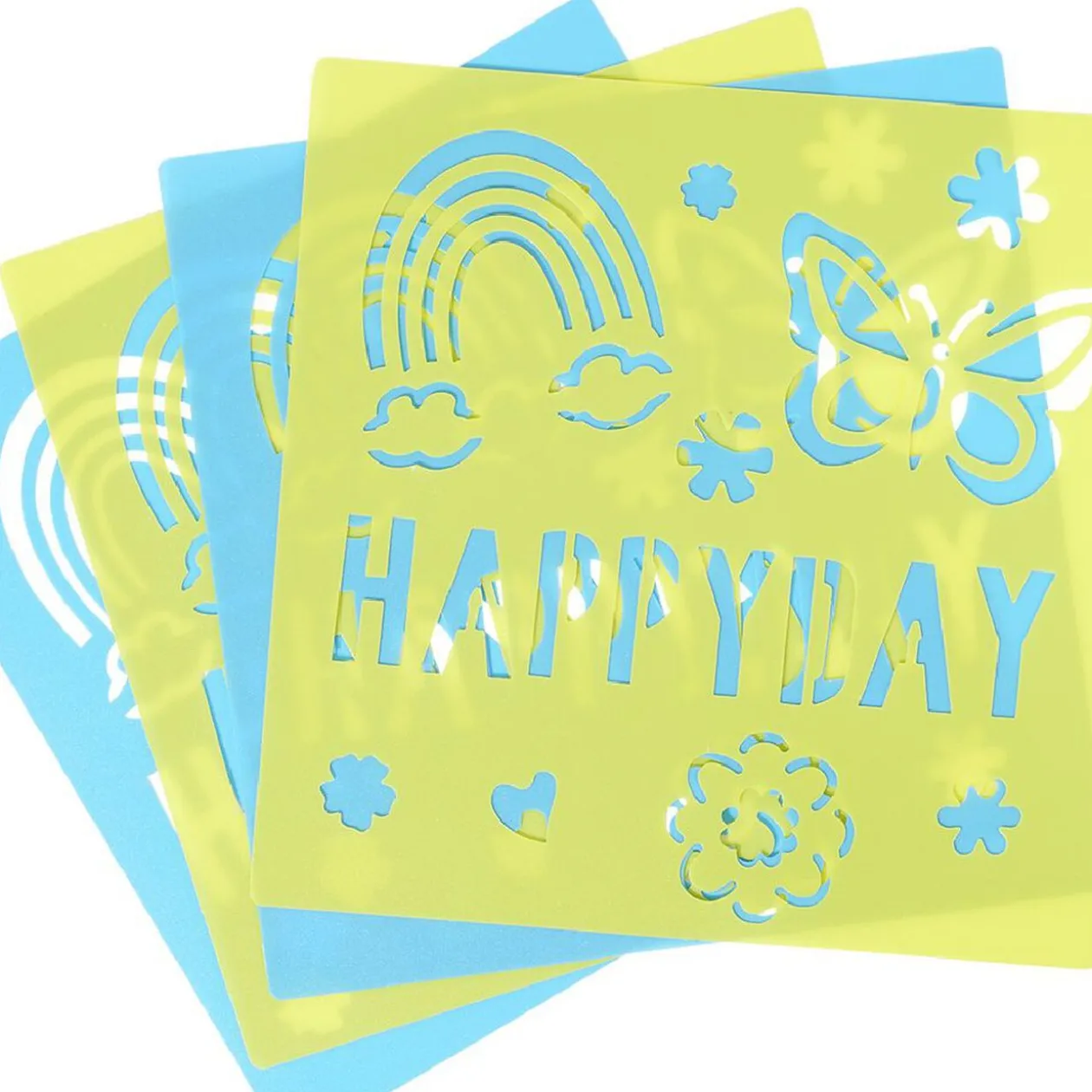 Pochoir x2 - 19x19cm