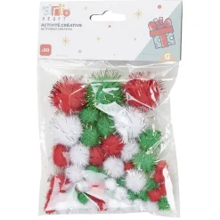 Pompon décoratif x 50