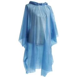 Poncho de pluie Adulte bleu