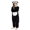 Poncho panda noir et blanc 10/12 ans