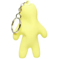 Porte clé anti stress forme bonhomme latex