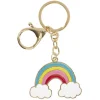 Porte clé arc en ciel