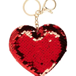 Porte clé décor sequin