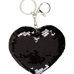 Porte clé décor sequin