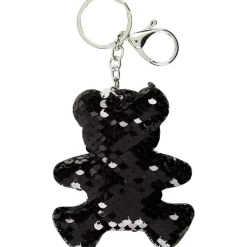 Porte clé décor sequin