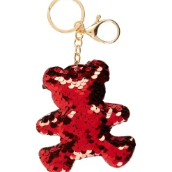 Porte clé décor sequin