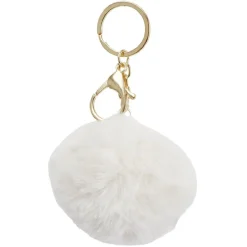 Porte clé pompon Ø10cm