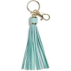 Porte clé pompon plastique coloré - 3 coloris