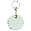 Porte clé rond simili - 3 coloris