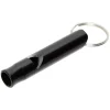 Porte clé sifflet plastique noir