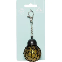 Porte clé squeeze balle anti stress gel filet