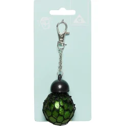 Porte clé squeeze balle anti stress gel filet