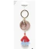 Porte clés pompon fantaise
