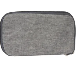 Porte document de voyage rectangulaire gris