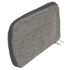Porte document de voyage rectangulaire gris