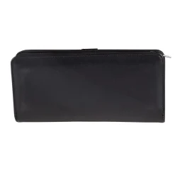 Porte feuille rectangulaire femme pu simili noir