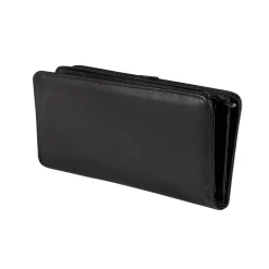Porte feuille rectangulaire femme pu simili noir