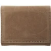 Porte monnaie à rabat marron