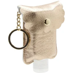 Porte-clé distributeur de gel hydroalcoolique rose gold