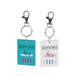 Porte-clé duo en bois