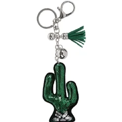 Porte-clef forme fruits avec pompons