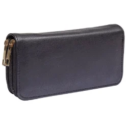 Porte-feuille uni noir
