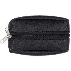 Porte-monnaie rectangulaire orange, marron ou noir