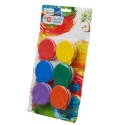 Pot de peinture au doigt x6