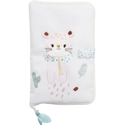 Protège carnet de santé motif guépard 26x17.5 cm