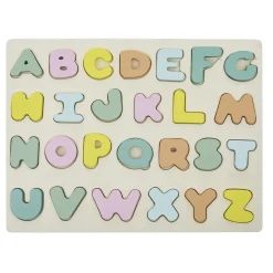 Puzzle alphabet en bois 26 pièces