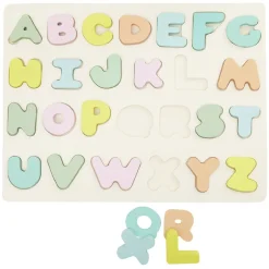 Puzzle alphabet en bois 26 pièces