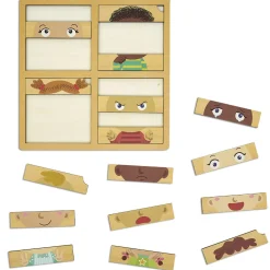 Puzzle des émotions en bois