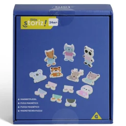 Puzzle magnétique animal en bois certifié FSC® 8 pièces