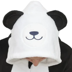 Pyjama combinaison panda noir blanc femme Taille L