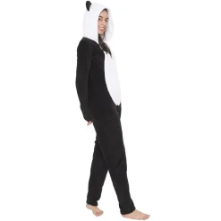 Pyjama combinaison panda noir blanc femme Taille L