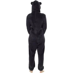 Pyjama panda noir et rose taille S