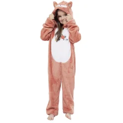 Pyjama renard orange 10/12 ans